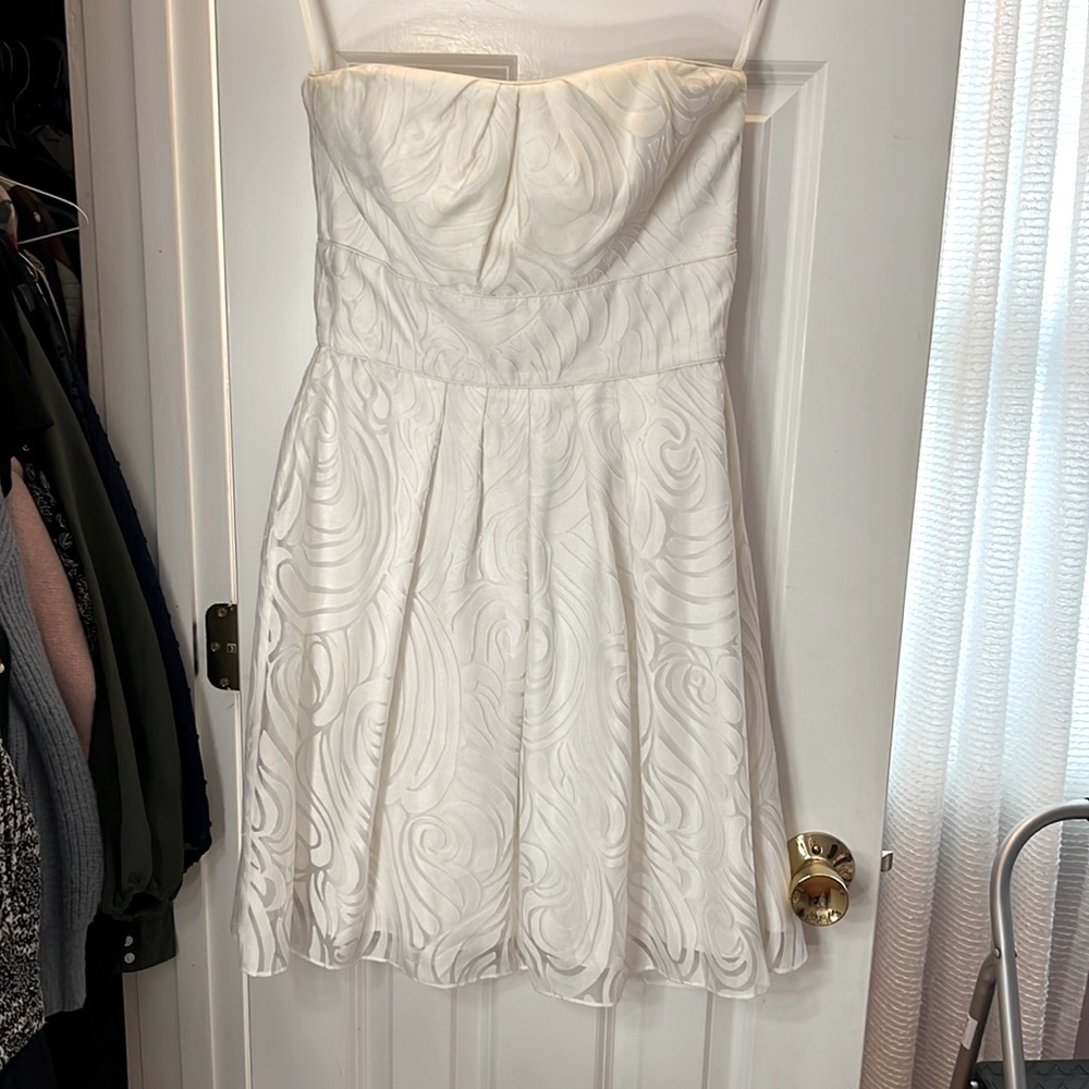 White House Black Market strapless dress